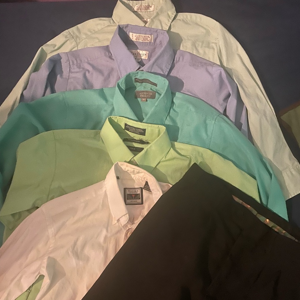 Boys dress shirt and pants